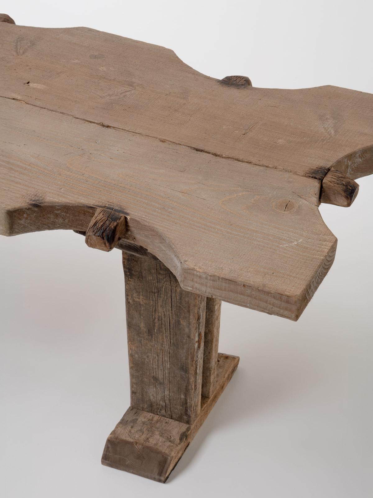 Gran mesa de comedor rústica de joyero francés, Francia, principios del siglo XX en venta 1