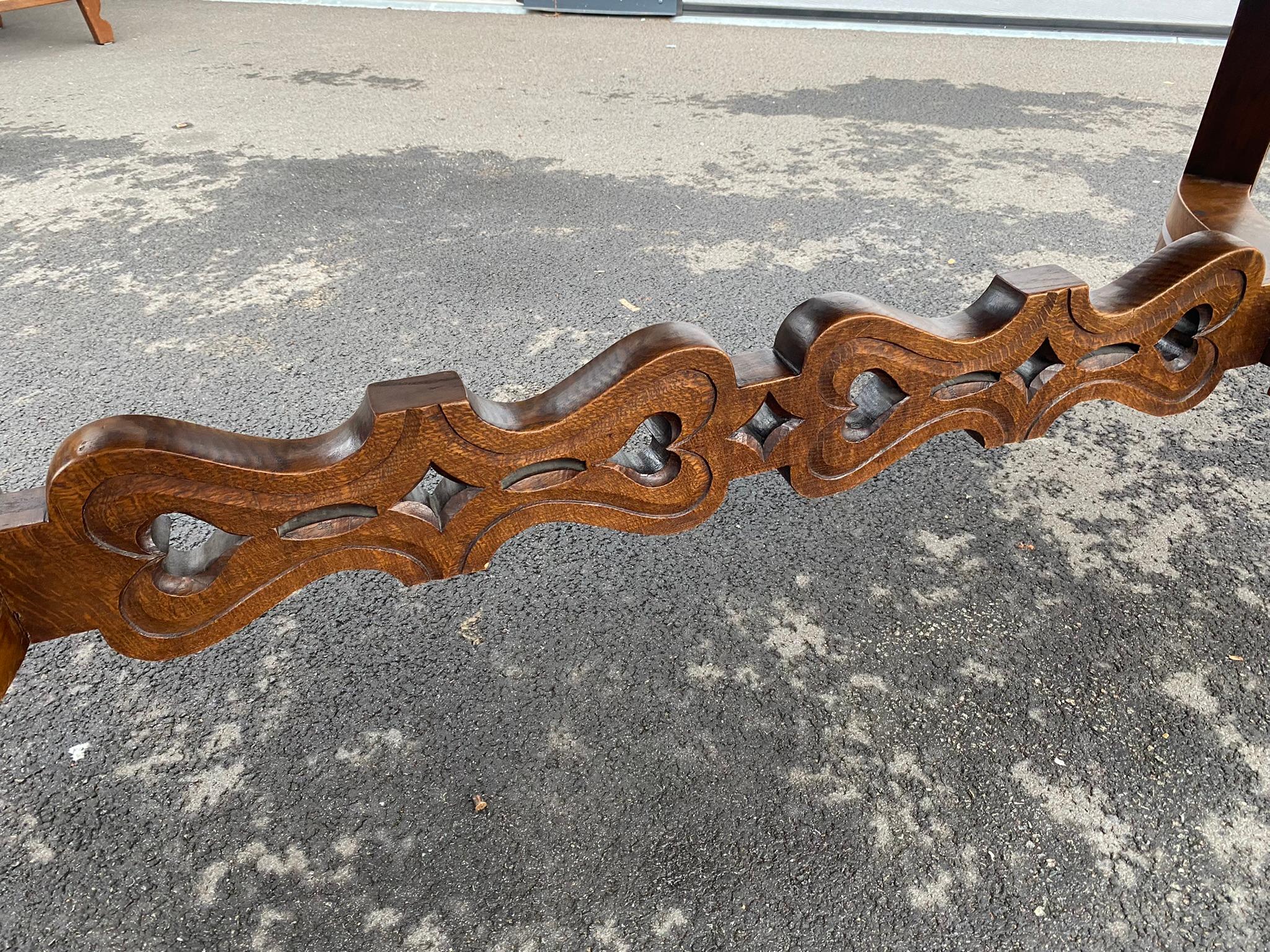 Large Rustic Neo Table in Oak, circa 1950/1960 For Sale 3