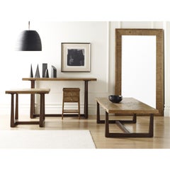 Large Rustic Oak Mirror
