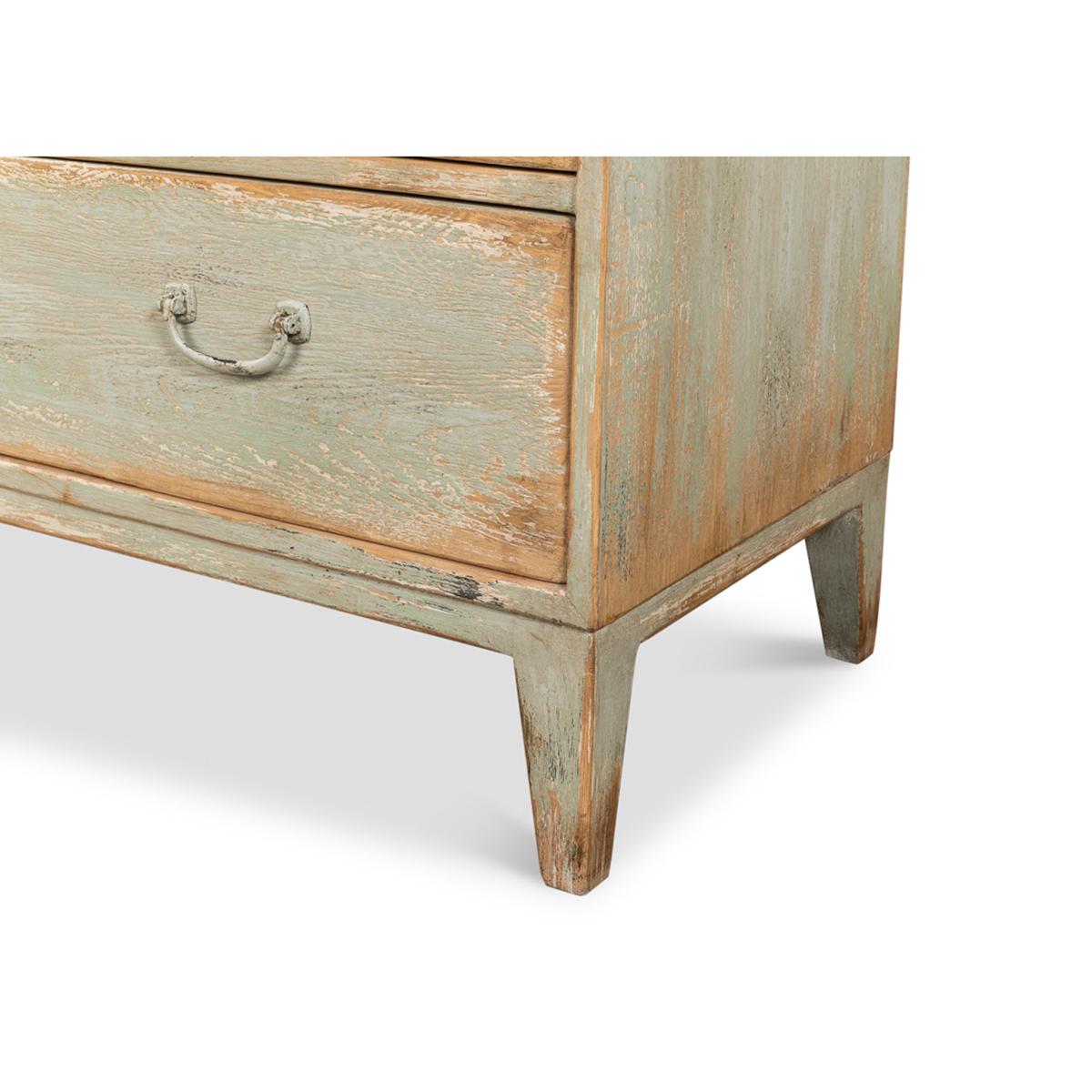 Large Rustic Painted Dresser For Sale 2