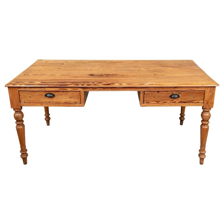 Large Rustic Pine Farm Table Desk At 1stdibs Large Rustic Pine Farm Table Desk At, Farm Table Desk