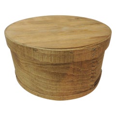 Large Rustic Round Cheese Box