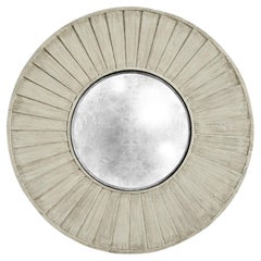 Large Rustic Round Mirror
