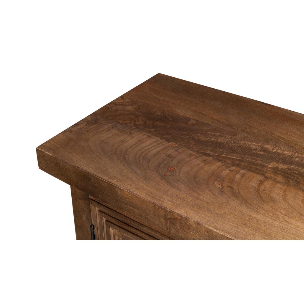 Wood Large Rustic Sideboard Buffet For Sale