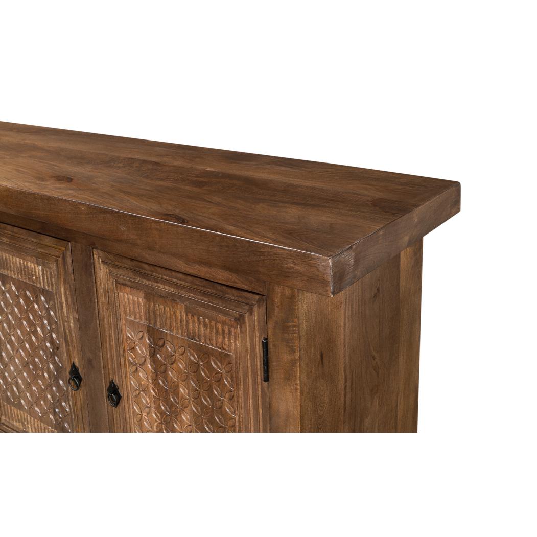 Large Rustic Sideboard Buffet For Sale 3