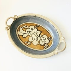 Large Rutherford Art Pottery Tray