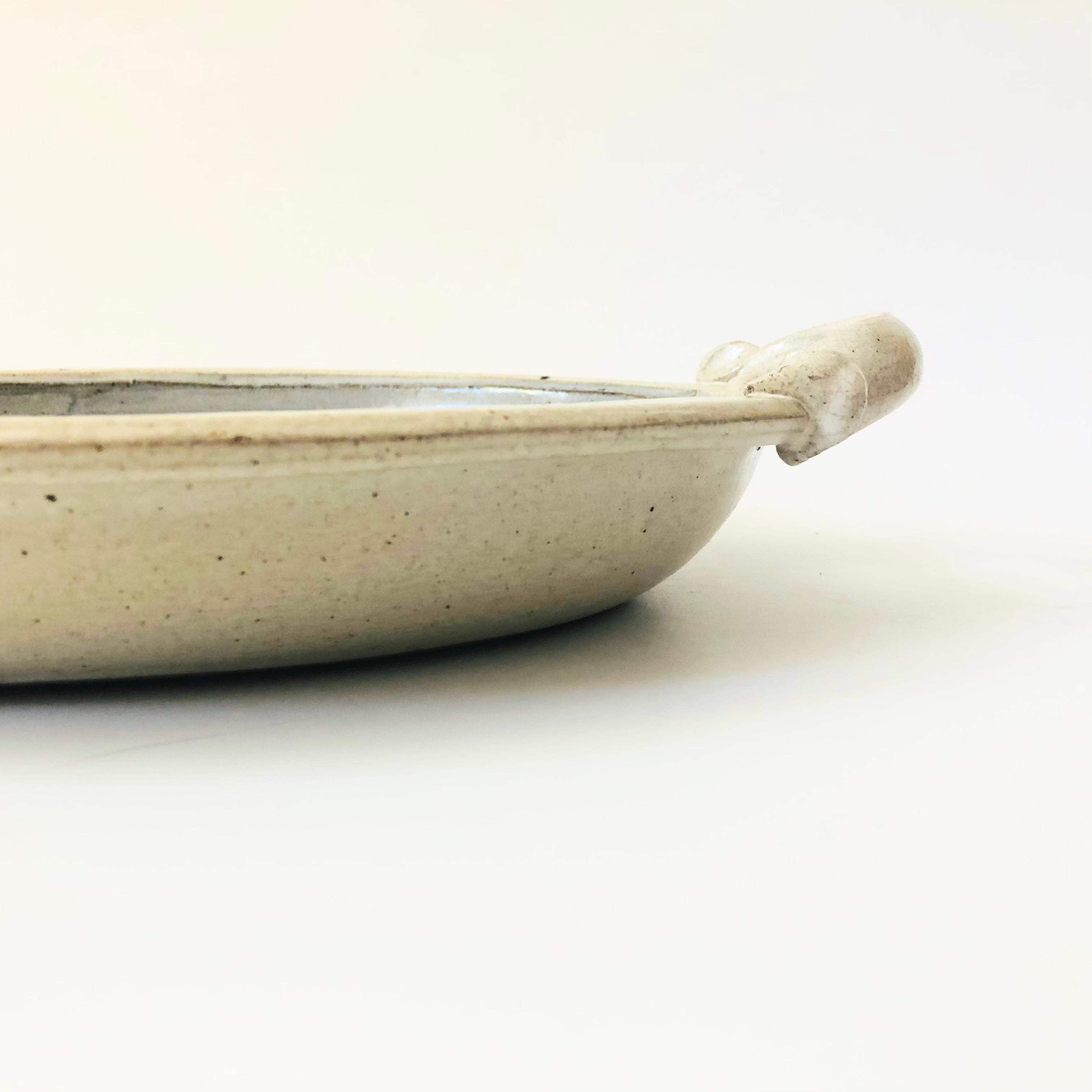 20th Century Large Rutherford Art Pottery Tray