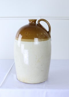 Large Salt Glazed Scottish Brewery Jug from Port Dundas Pottery