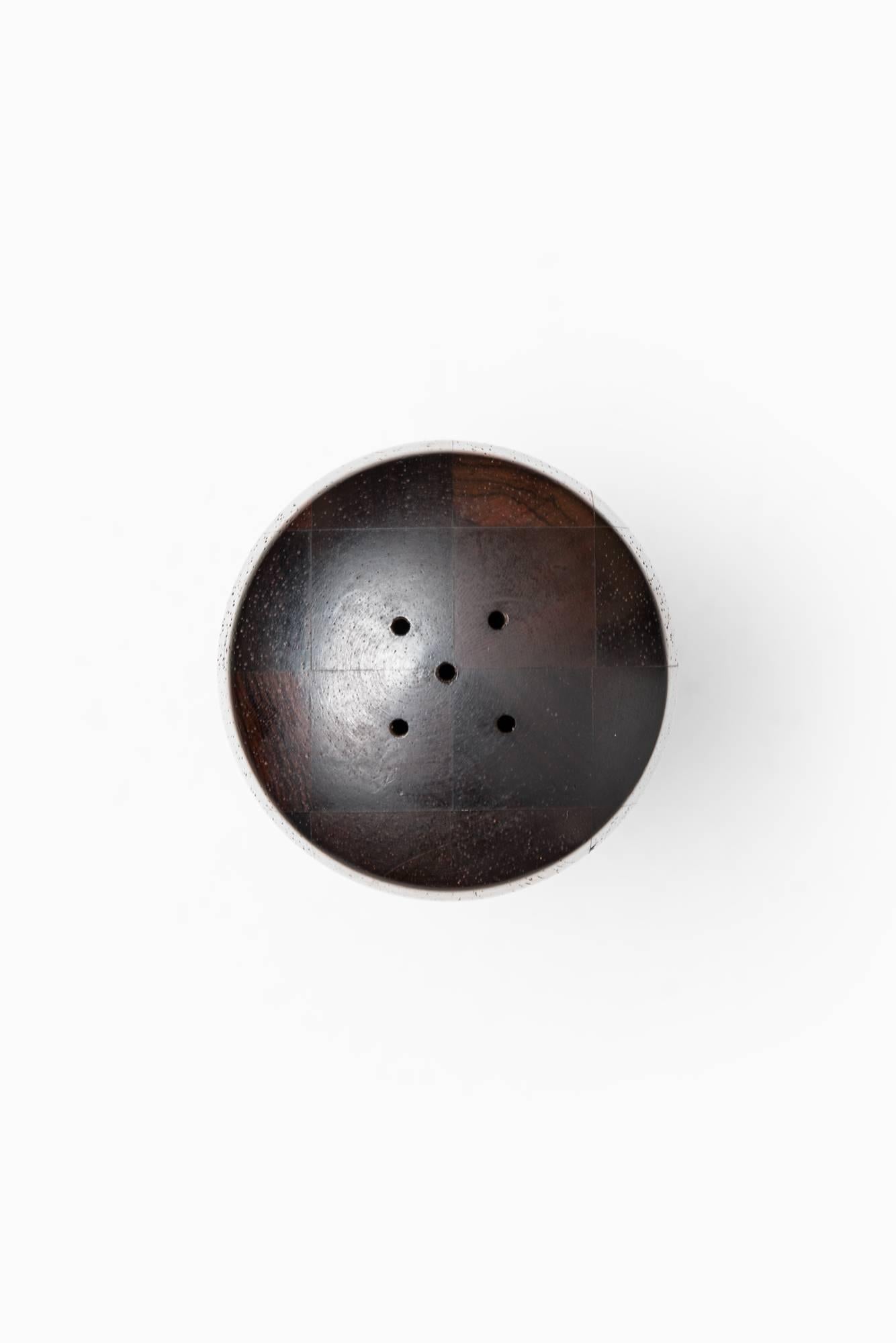 Scandinavian Modern Large Salt Shaker in Solid Rosewood Produced in Denmark For Sale