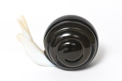 Large Salviati Murano Art Glass Spiral Snail
