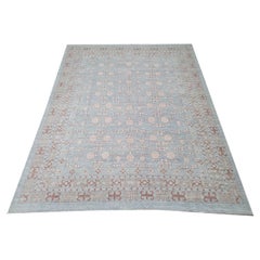 Large Samarkand Khotan Style Rug Hand Knotted Contemporary 9 x 12 ft Carpet