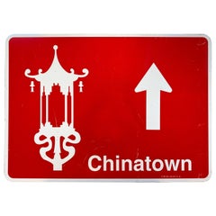 Large San Francisco Chinatown Street Sign, 1998