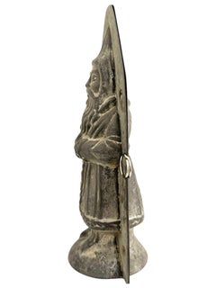 large Santa Claus Belsnickle Christmas Chocolate Mold Antique 1890s, German