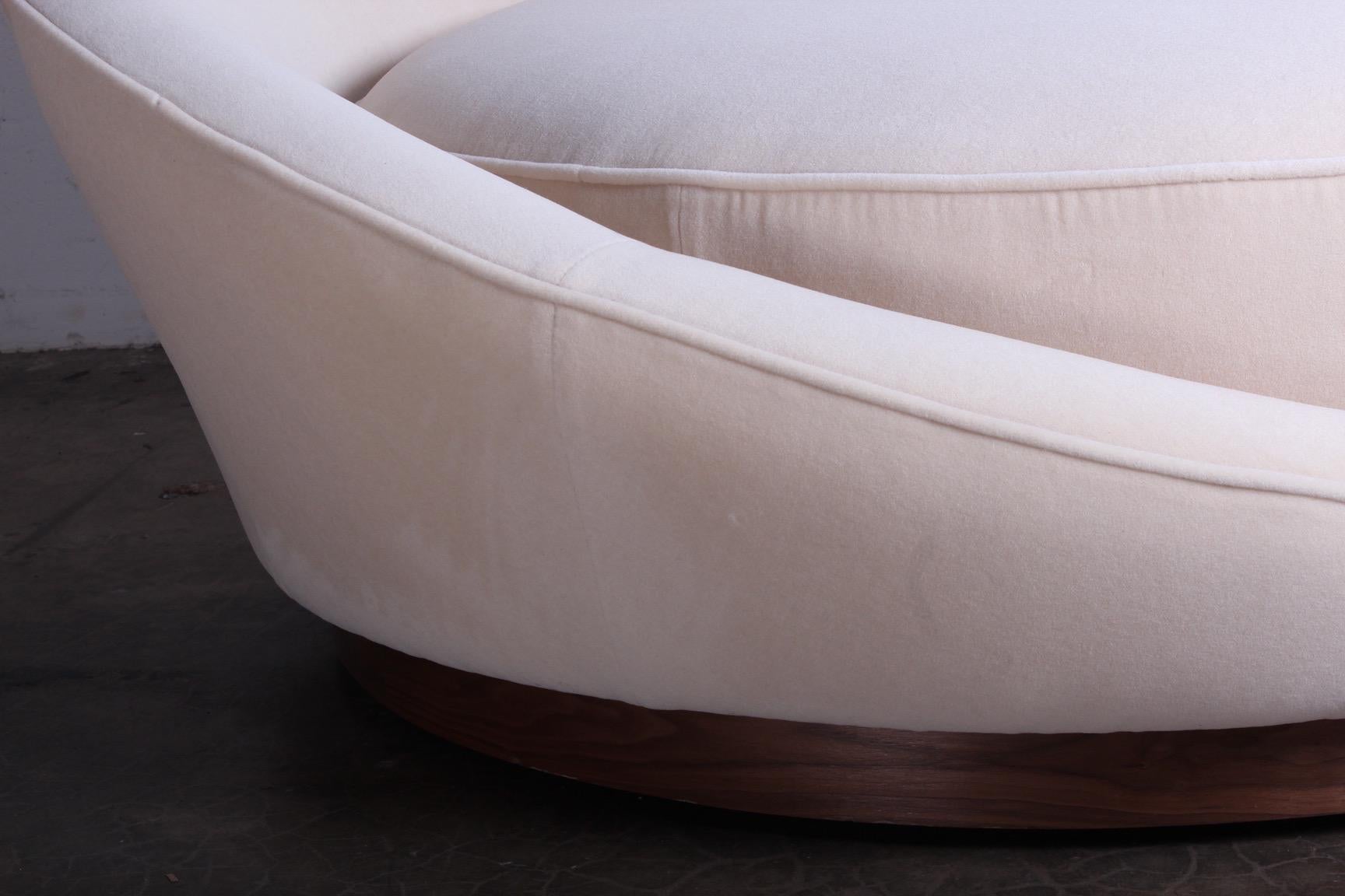 milo baughman satellite chaise