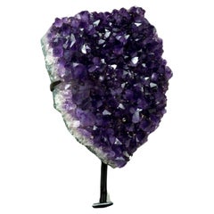 Large Saturated Amethyst Cluster with Rich Purple Amethyst, Crystal Decor