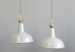 Large Saw Mill Lights by Benjamin, Circa 1950s