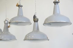 Large Saw Mill Lights by Benjamin, circa 1950s