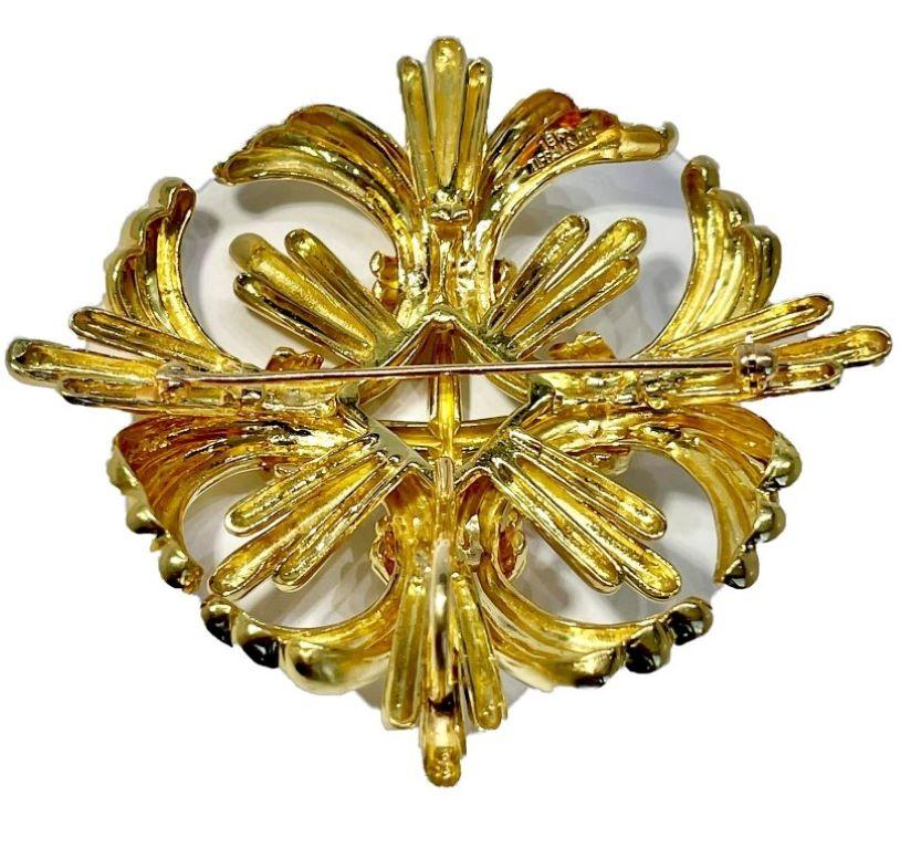 Large Scale 18K Gold Tiffany & Co. Maltese Cross Pendant 2