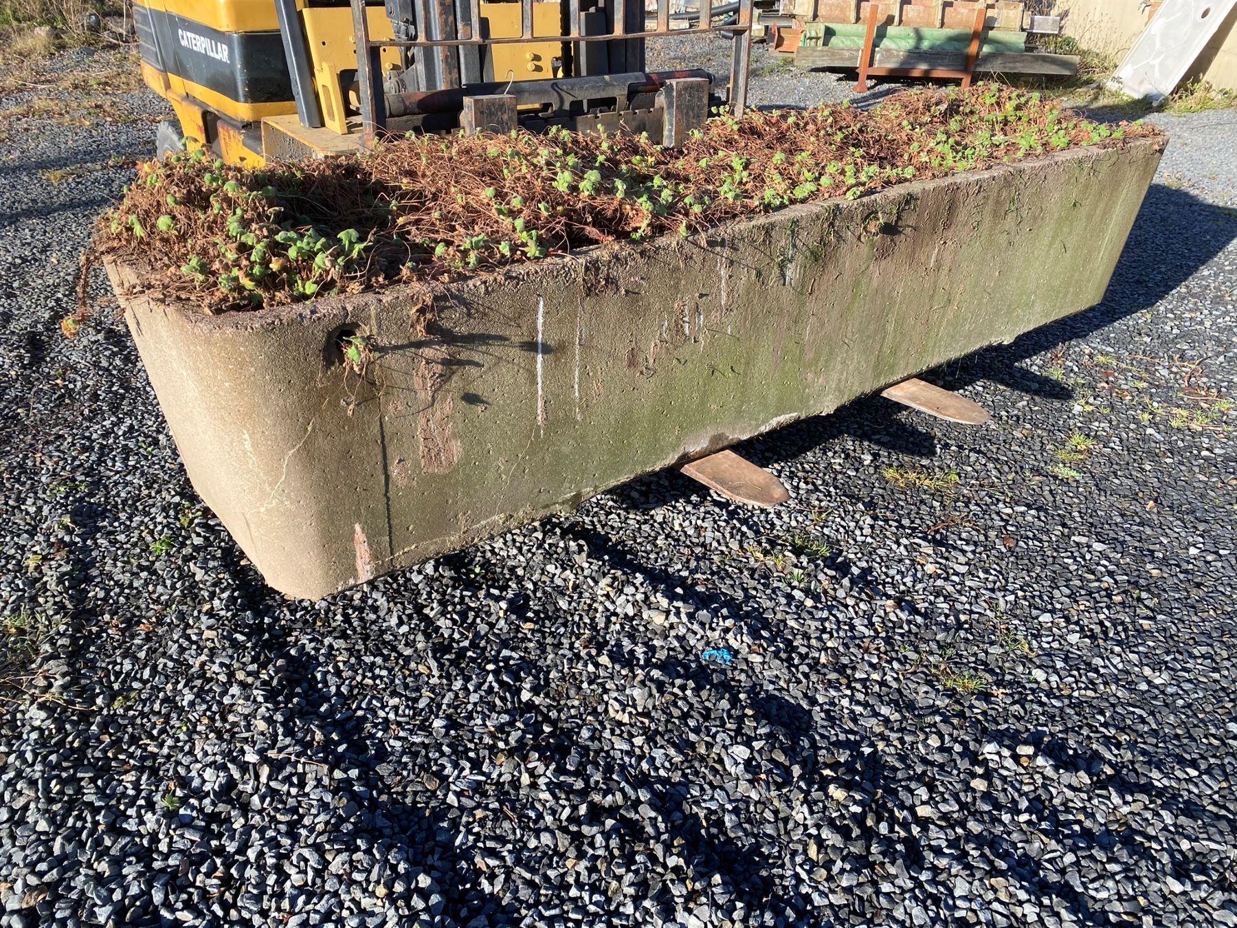 Large Scale 1970s Concrete Planter Trough in the Manner of Willy Guhl For Sale 2