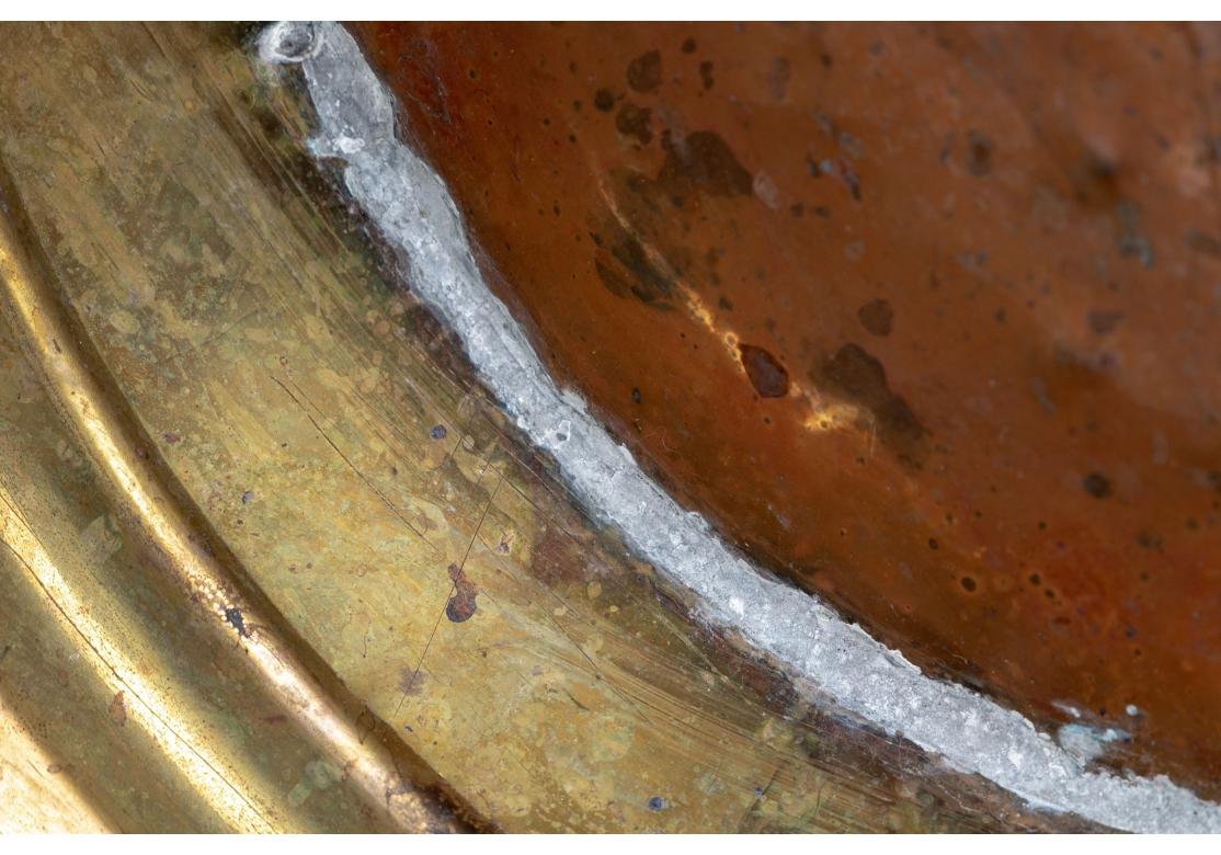 Large Scale 19th C. Copper And Brass Scuttle For Sale 6