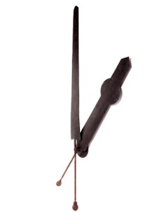 Large Scale 19th Century French Clock Hands Wall Sculpture