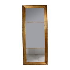 Grand miroir doré à grande échelle du XIXe siècle