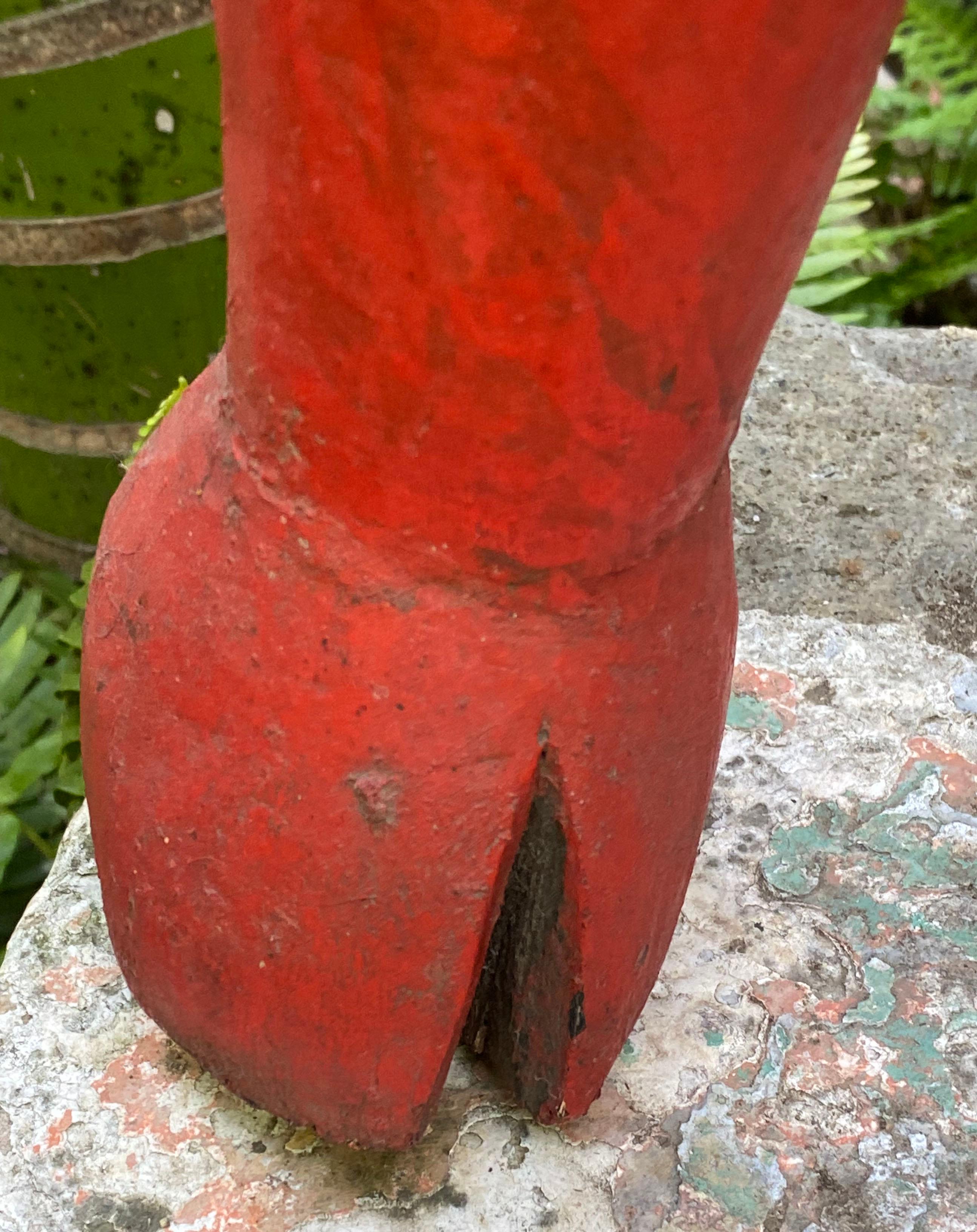 Diablo (figure de satyre) en bois sculpté guatémaltèque du XIXe siècle de grande taille en vente 1