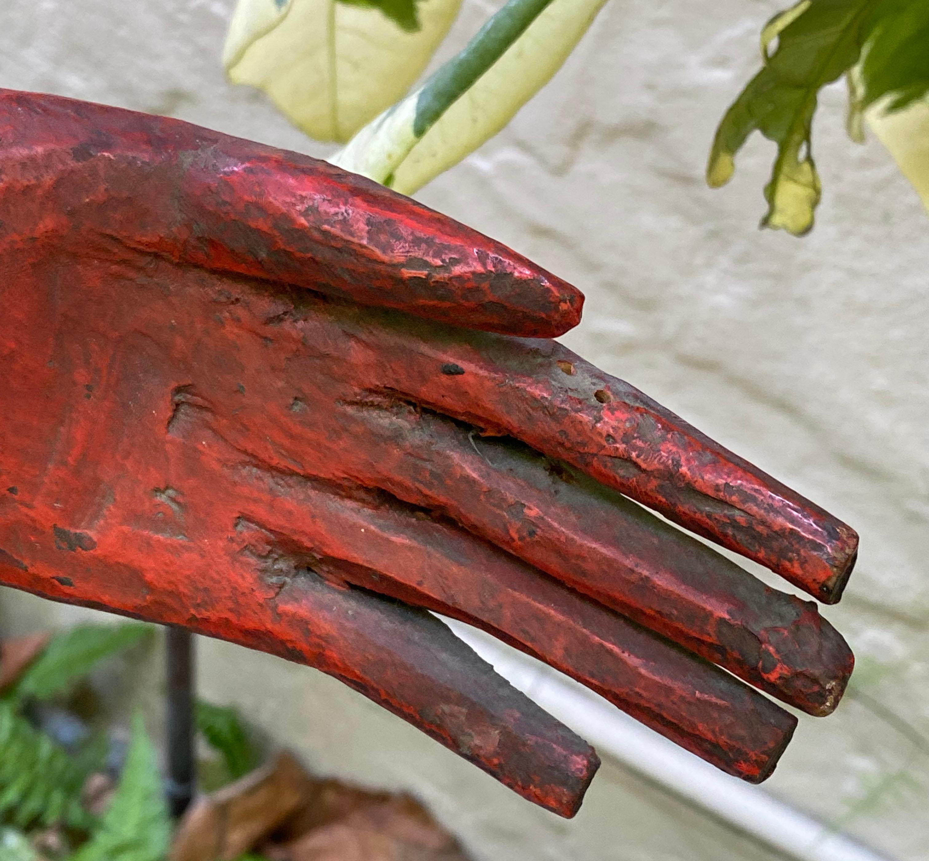 Diablo (figure de satyre) en bois sculpté guatémaltèque du XIXe siècle de grande taille en vente 2