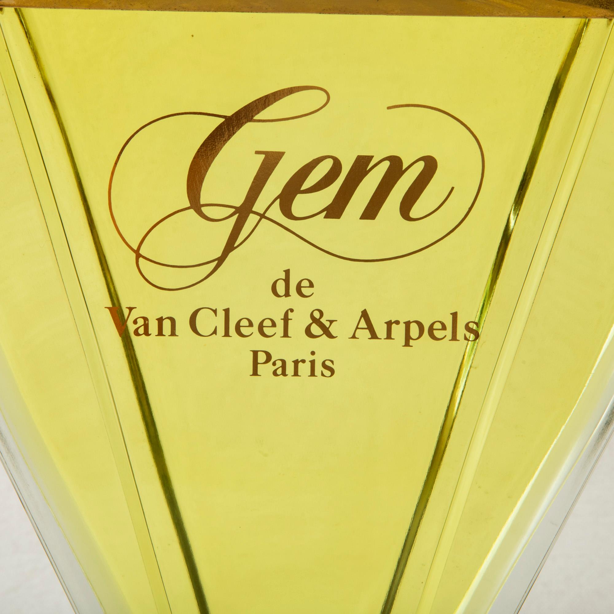 Glass Large Scale 20th Century French Gem de Van Cleef & Arpels Perfume Factice