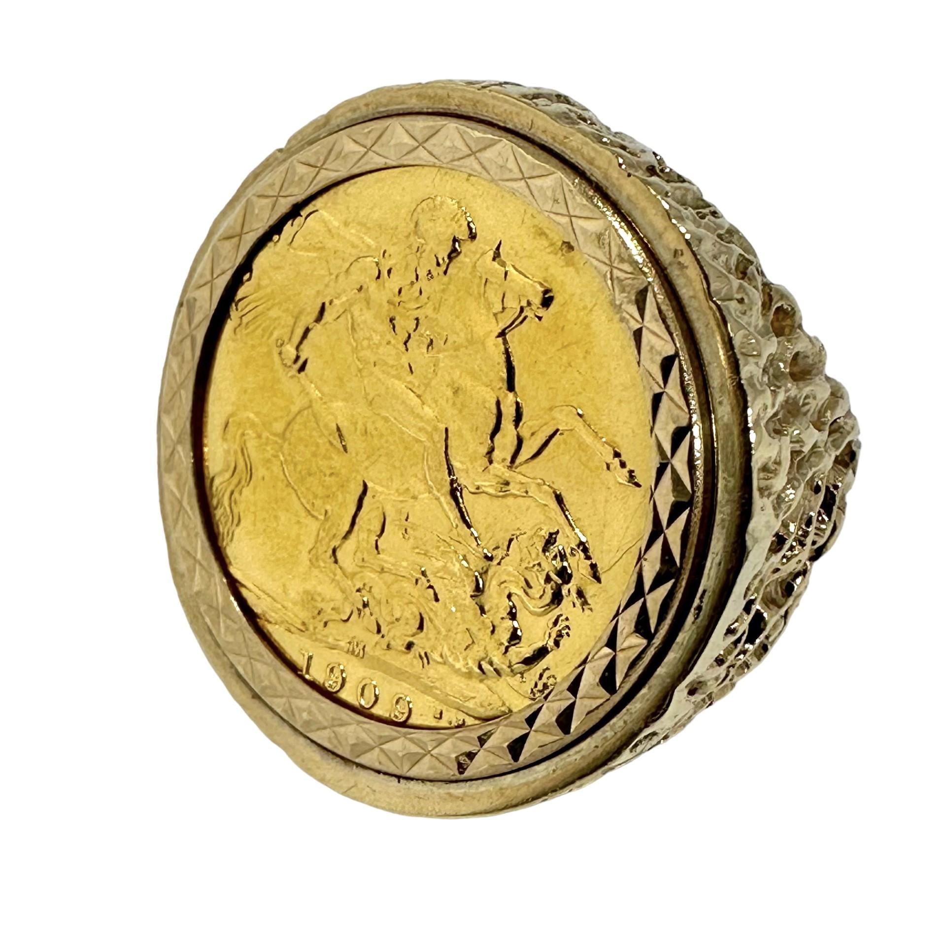 1909 gold sovereign