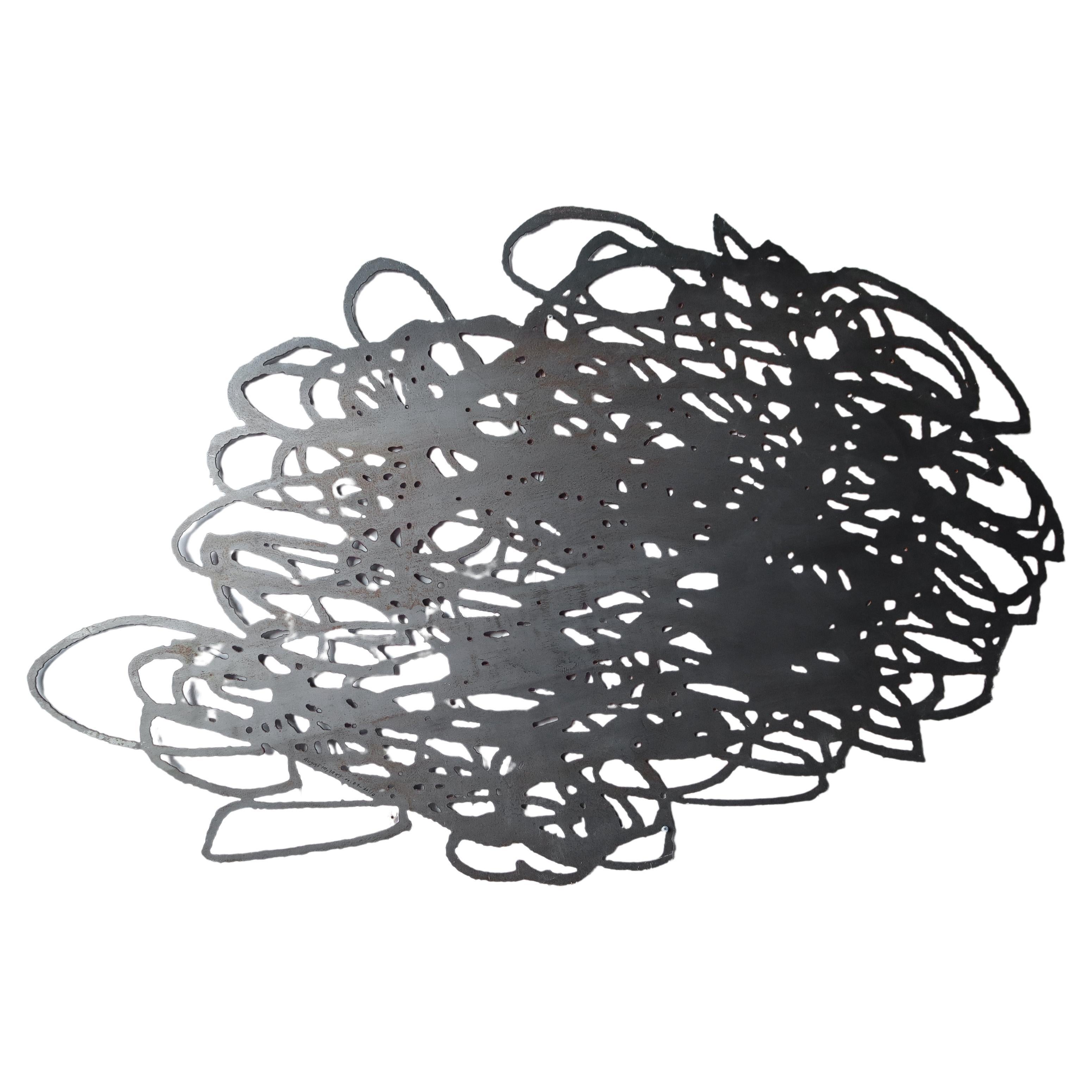 Abstract Metal Wall Sculpture at 1stDibs metal wall sculpture abstract