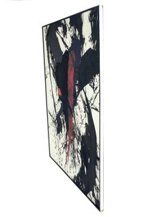 Large-Scale Abstract Painting by Yves Jean Corbassiere, 1961