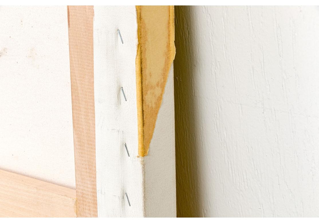 Großformatiges abstraktes Gemälde auf Leinwand im Angebot 8
