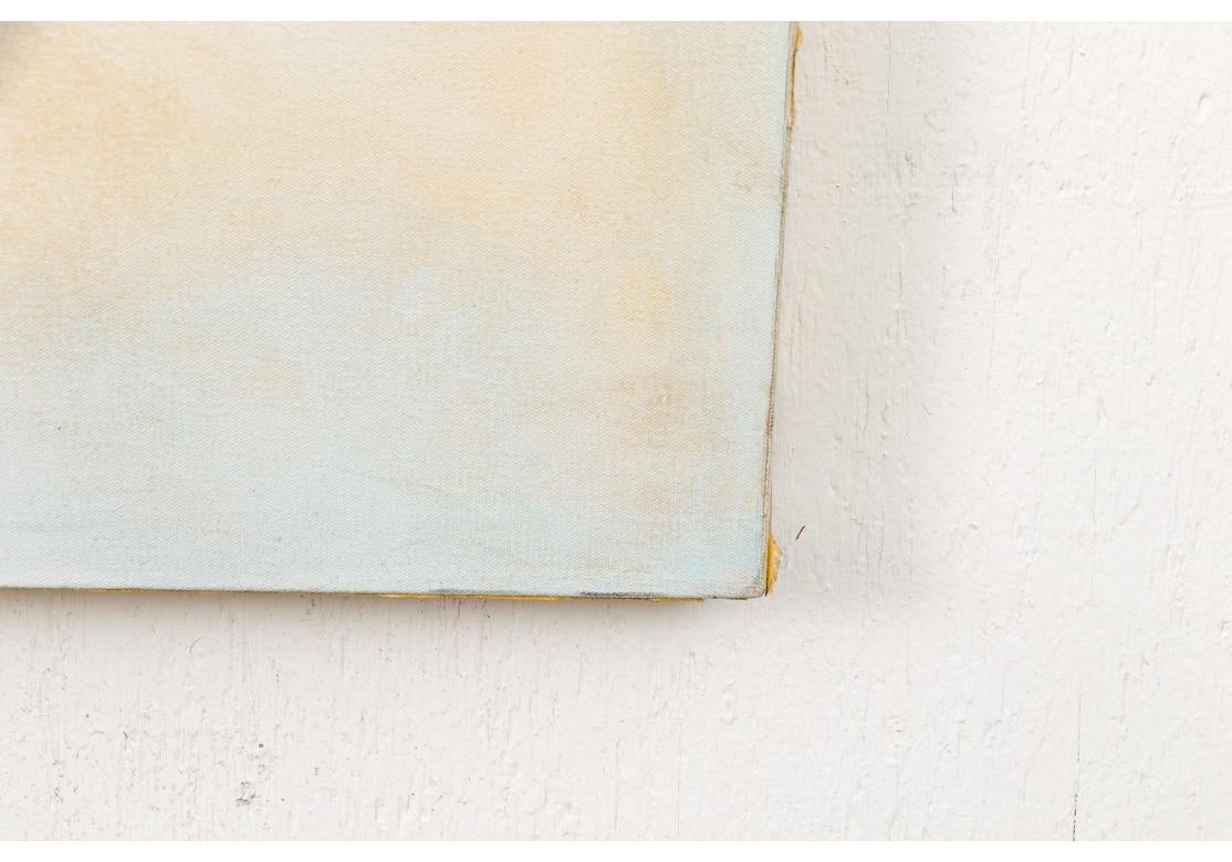 Großformatiges abstraktes Gemälde auf Leinwand (Moderne der Mitte des Jahrhunderts) im Angebot