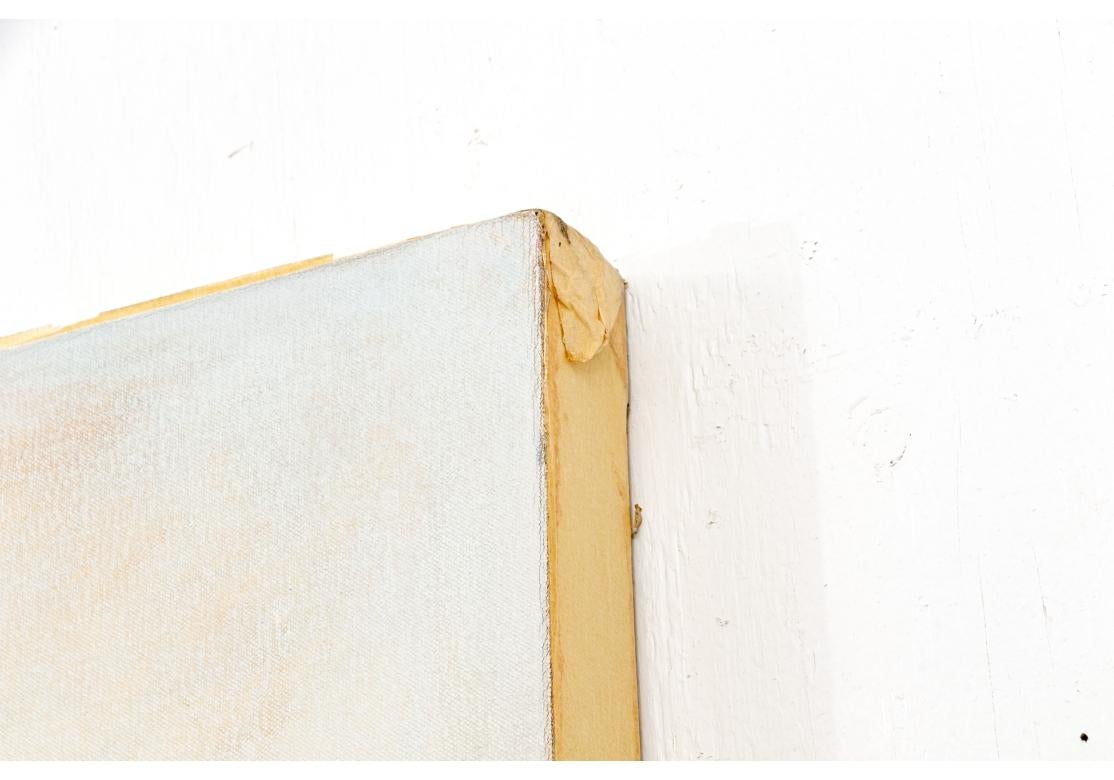 Großformatiges abstraktes Gemälde auf Leinwand (Handbemalt) im Angebot