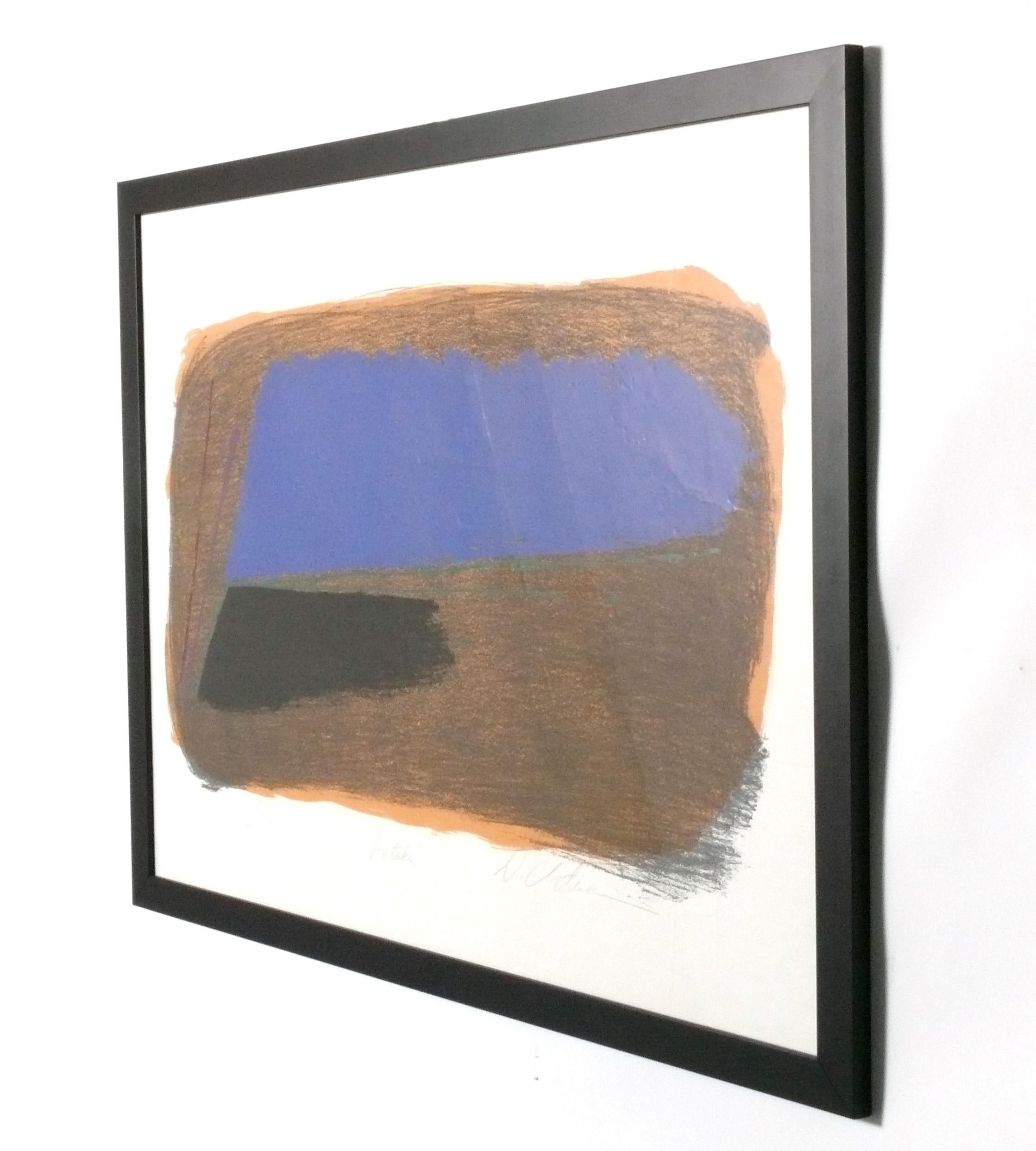 Large Scale Abstract Serigraph, entitled 