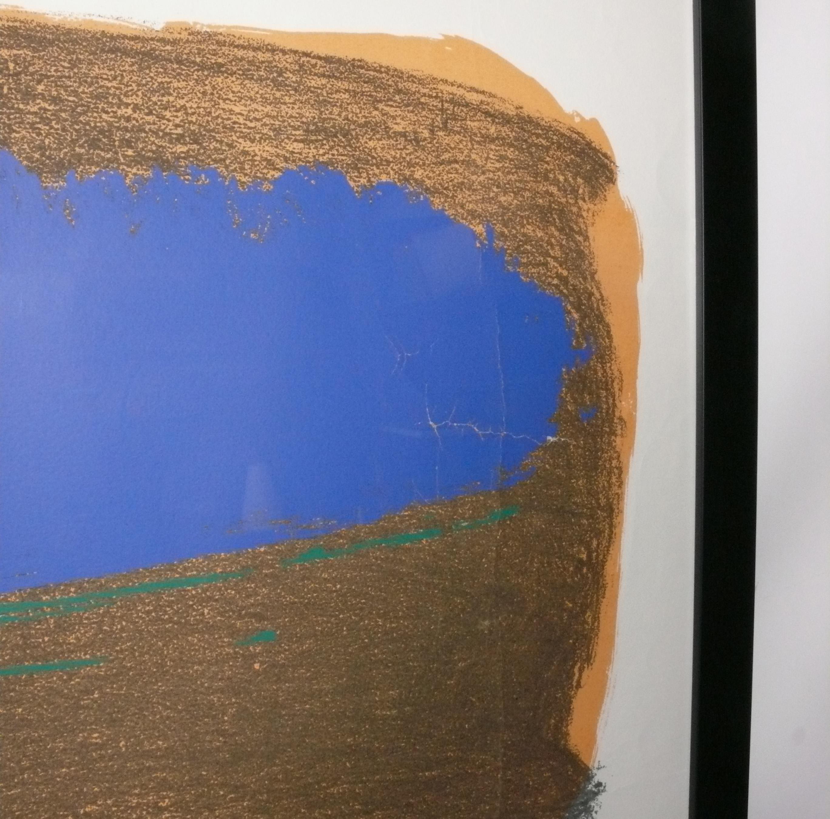 Late 20th Century Large Scale Abstract Serigraph by Dan Christensen Pencil Signed Numbered 45x32 For Sale