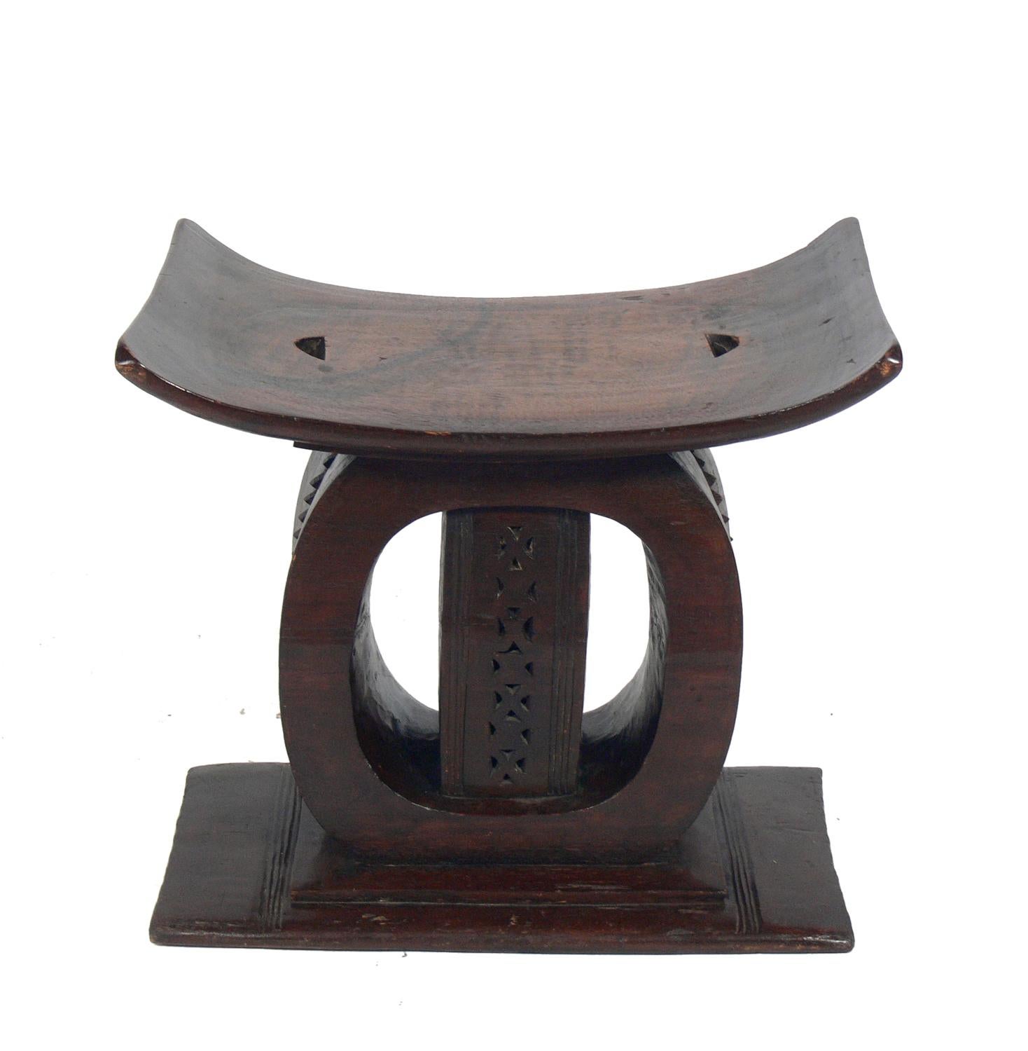 Modern Large Scale African Ashanti Stool