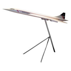 Large Scale Aircraft Model of British Airways Concorde, circa 1990