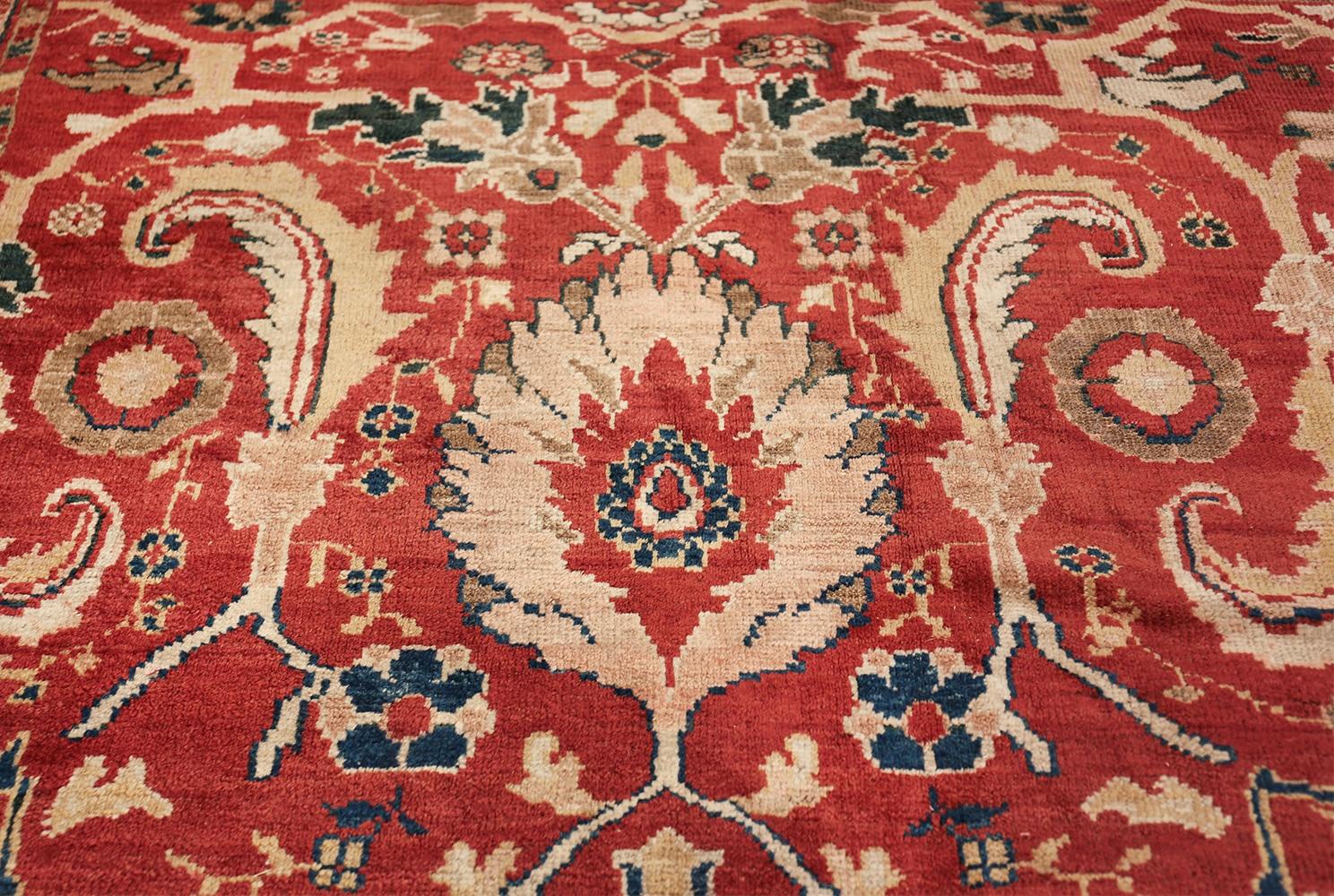 Hand-Knotted Antique Persian Sultanabad Rug. Size: 13' 7
