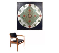 Large-Scale American Folk Art Carnival Game Board, Very Graphic