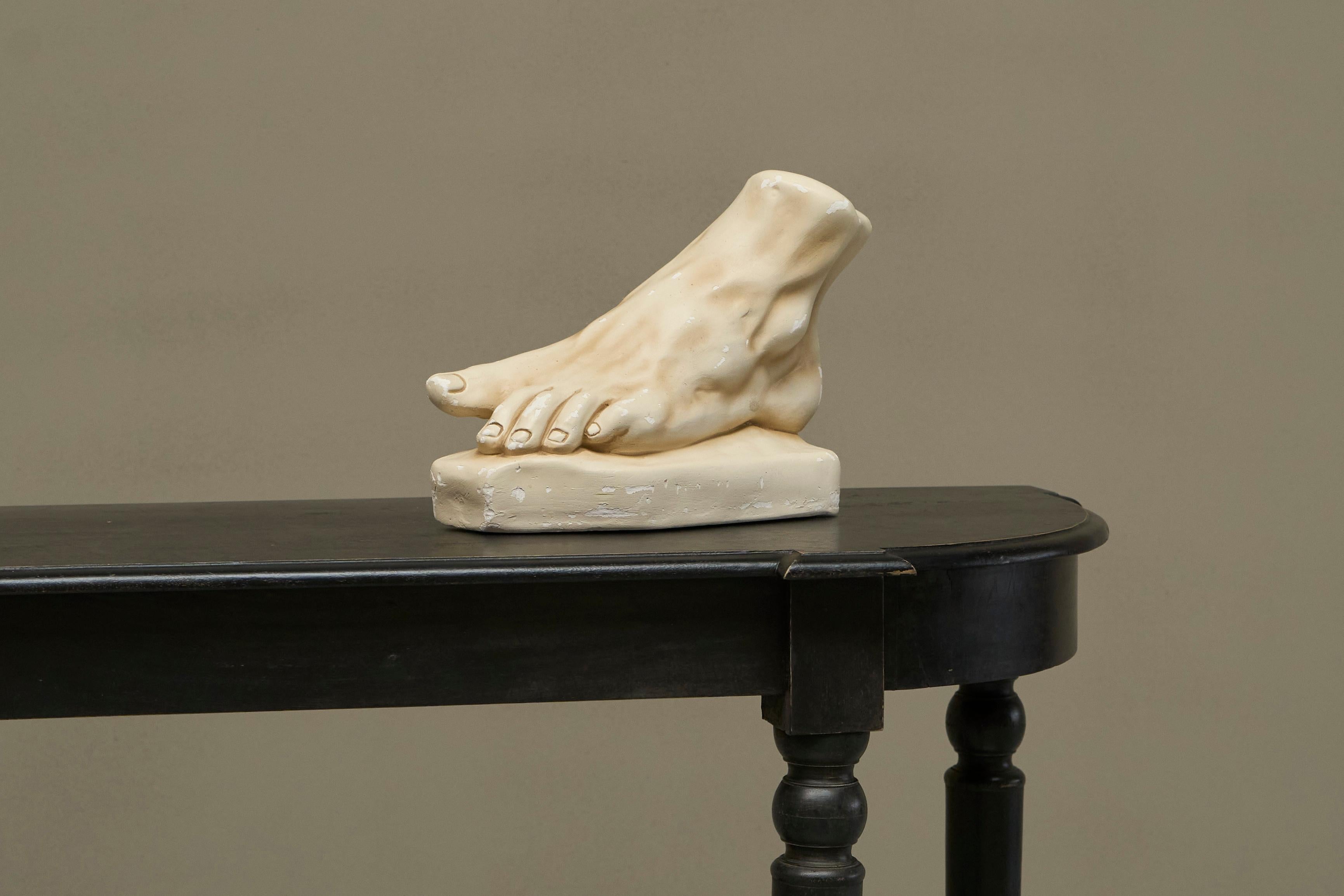 Large Scale Anatomical Study of a Foot in Plaster 1950s

This is remarkable and large scale mid century anatomical model or study of a foot made in plaster. 

Originating from Spain, this heavy and large scale foot in plaster is a truly unique piece