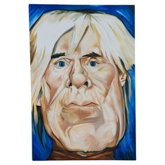 Retrato a gran escala de Andy Warhol