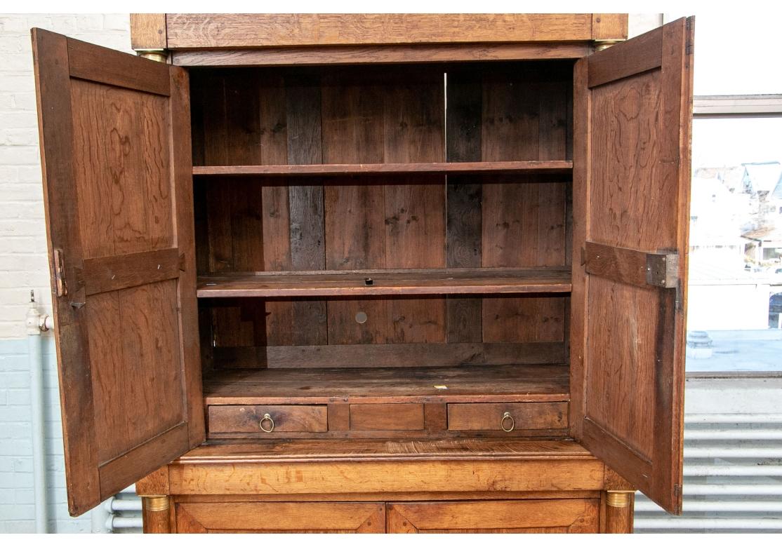 Large Scale Antique Louis Phillippe Burled Cabinet For Sale 4
