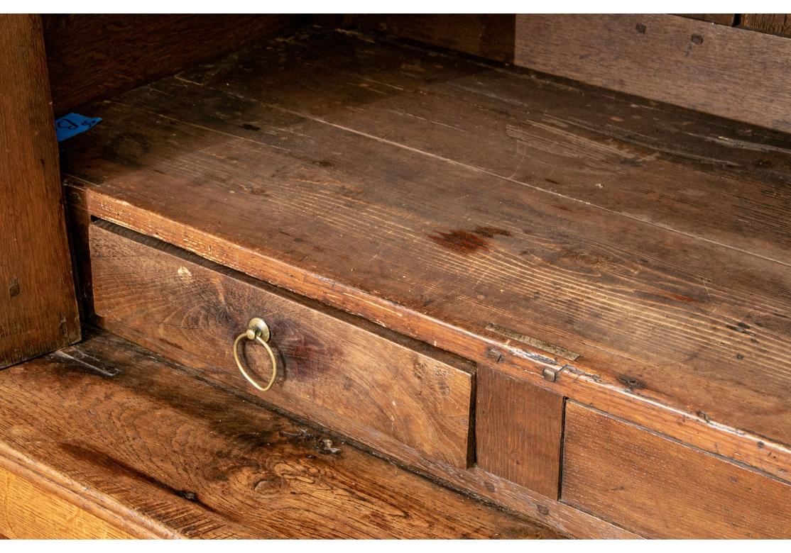 Large Scale Antique Louis Phillippe Burled Cabinet For Sale 6