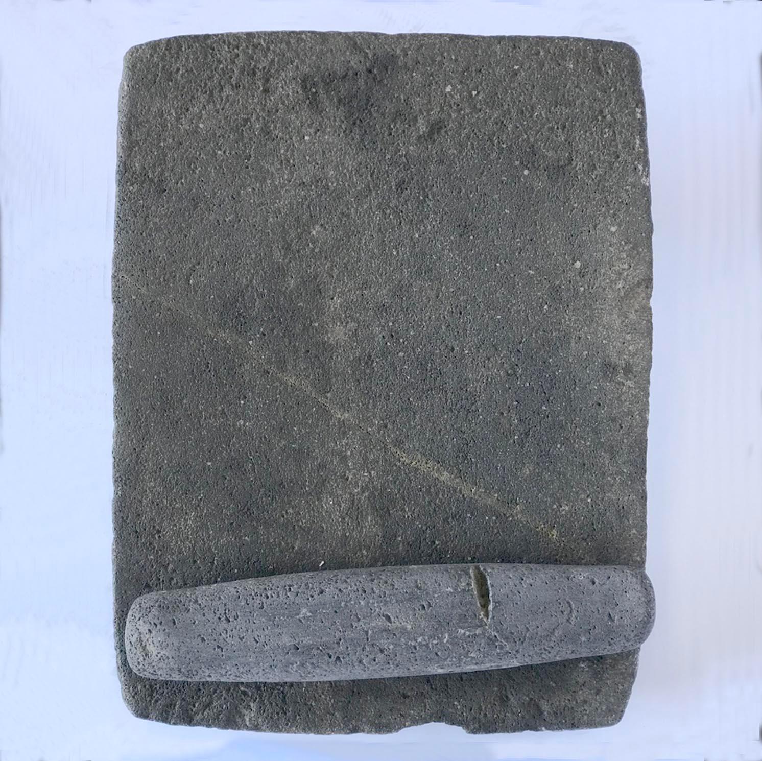 Rustic Large Scale Antique Stone Matate, Grinder
