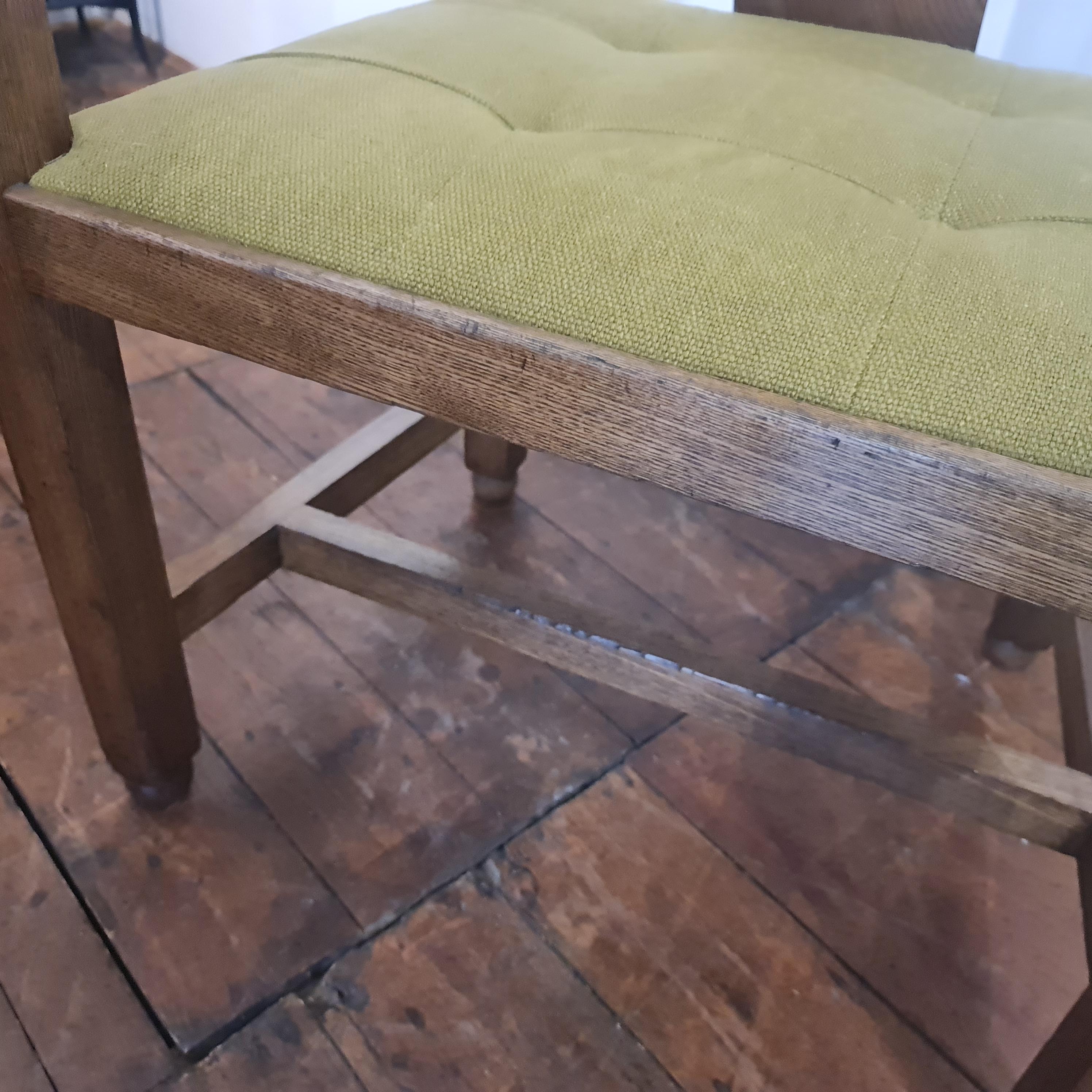 Oak Large Scale Arts & Crafts oak Armchair For Sale