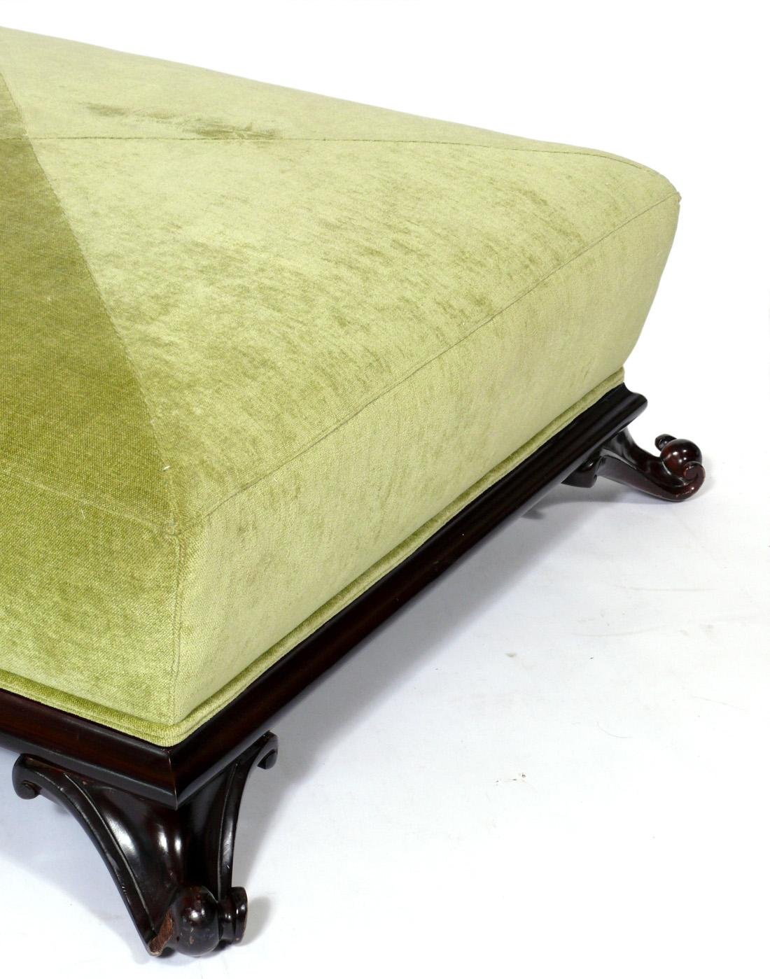 American Large Scale Baker Ottoman For Sale