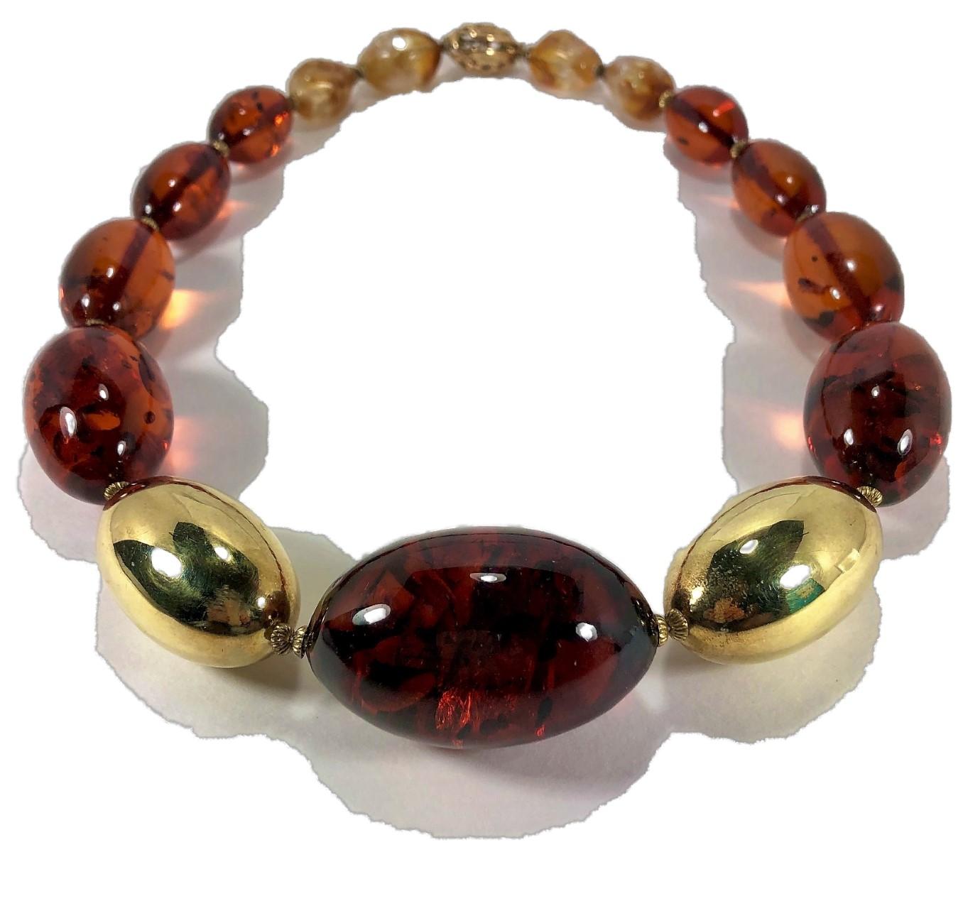 large amber beads for sale