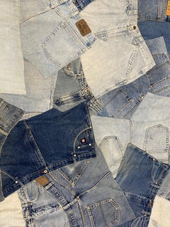 Large Scale "Blue Jeans" Tapestry
